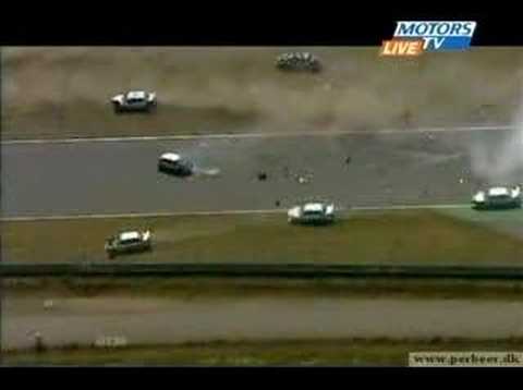 DTM Crash Hockenheim Tom Kristensen