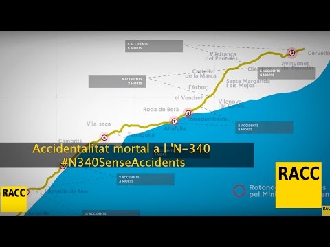 Accidentalitat mortal a l 'N-340 #N340SenseAccidents