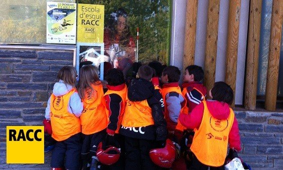 Escuela de esquí del RACC en La Molina.