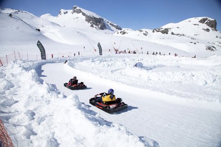 Ice karting en Formigal.