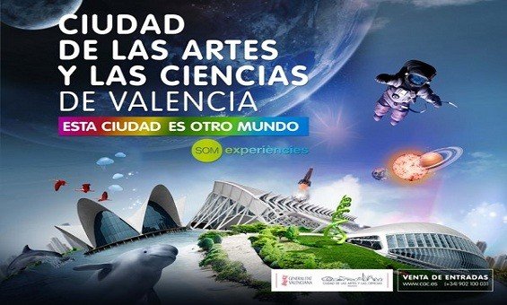 Ciudad de las Artes y de las Ciencias de Valencia.