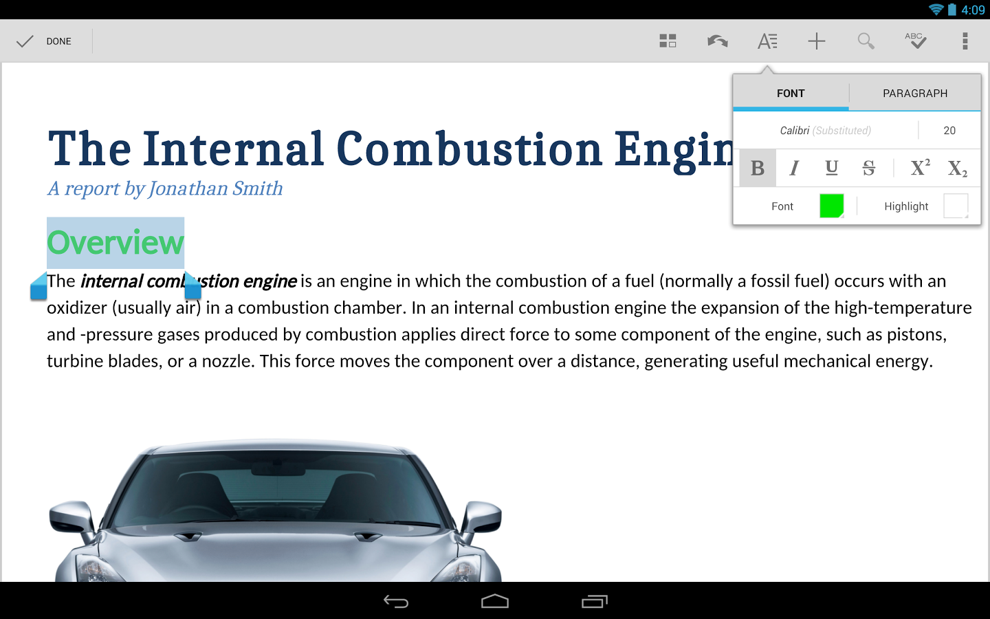 Quickoffice para Android