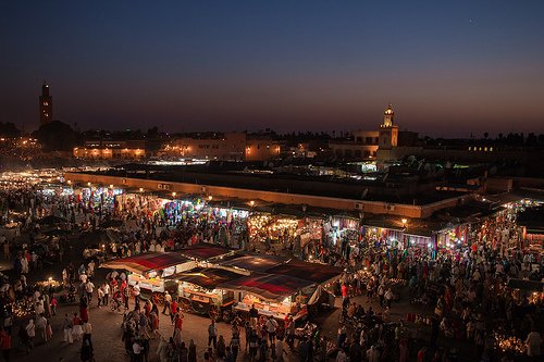 Plaza Jemaa El Fna, Marrakech.