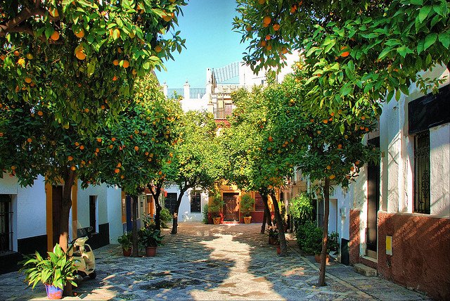 Barrio de Santa Cruz, antigua judería de Sevilla