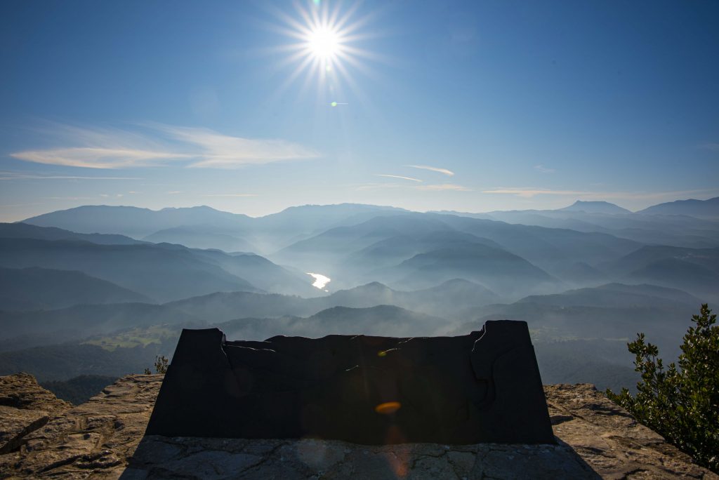 Vistas desde el mirador de Tavertet