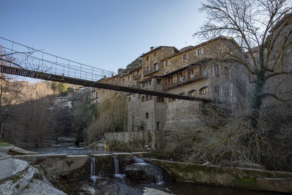 Puente colgante de Rupit