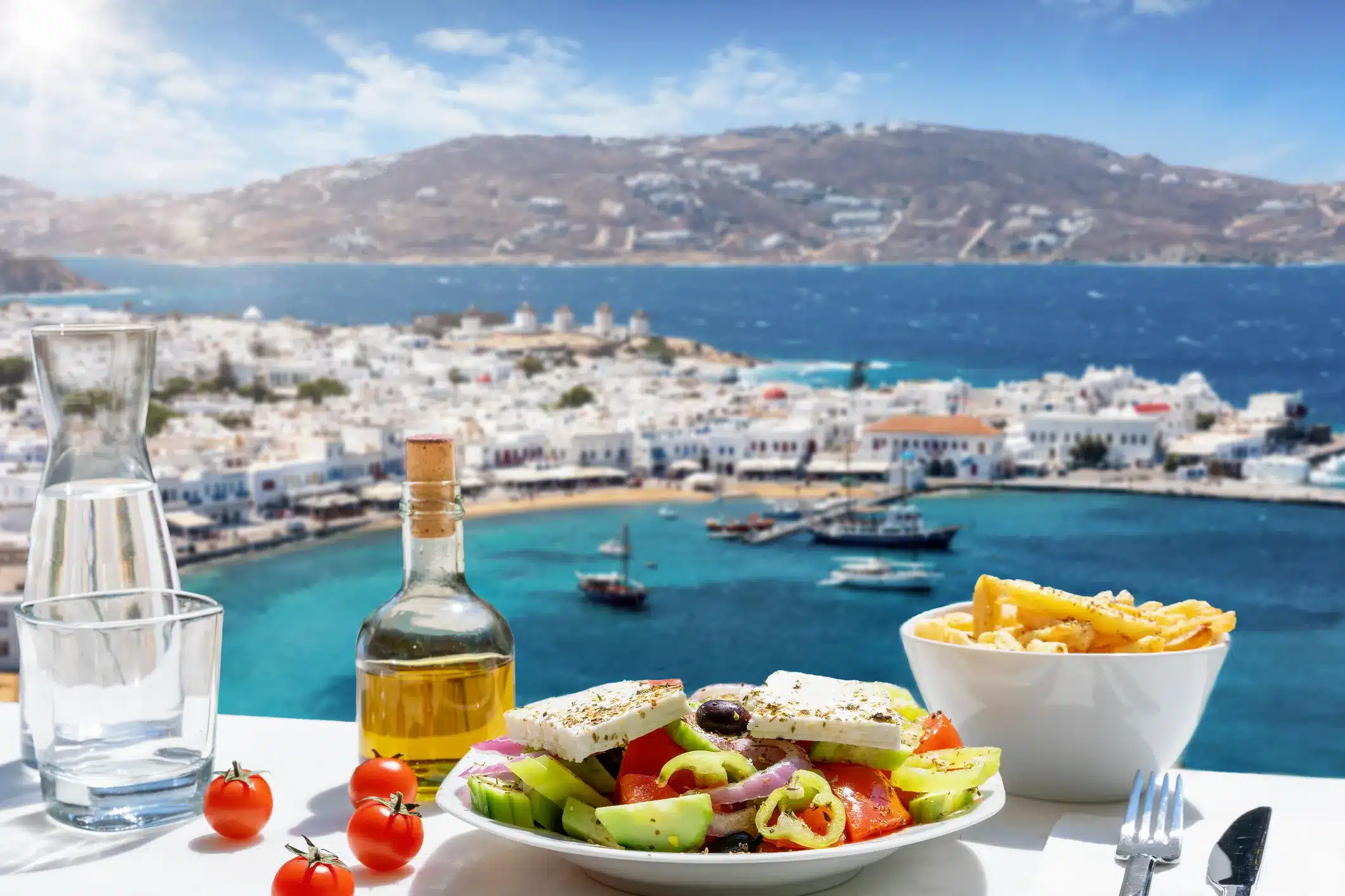 Comida en Grecia